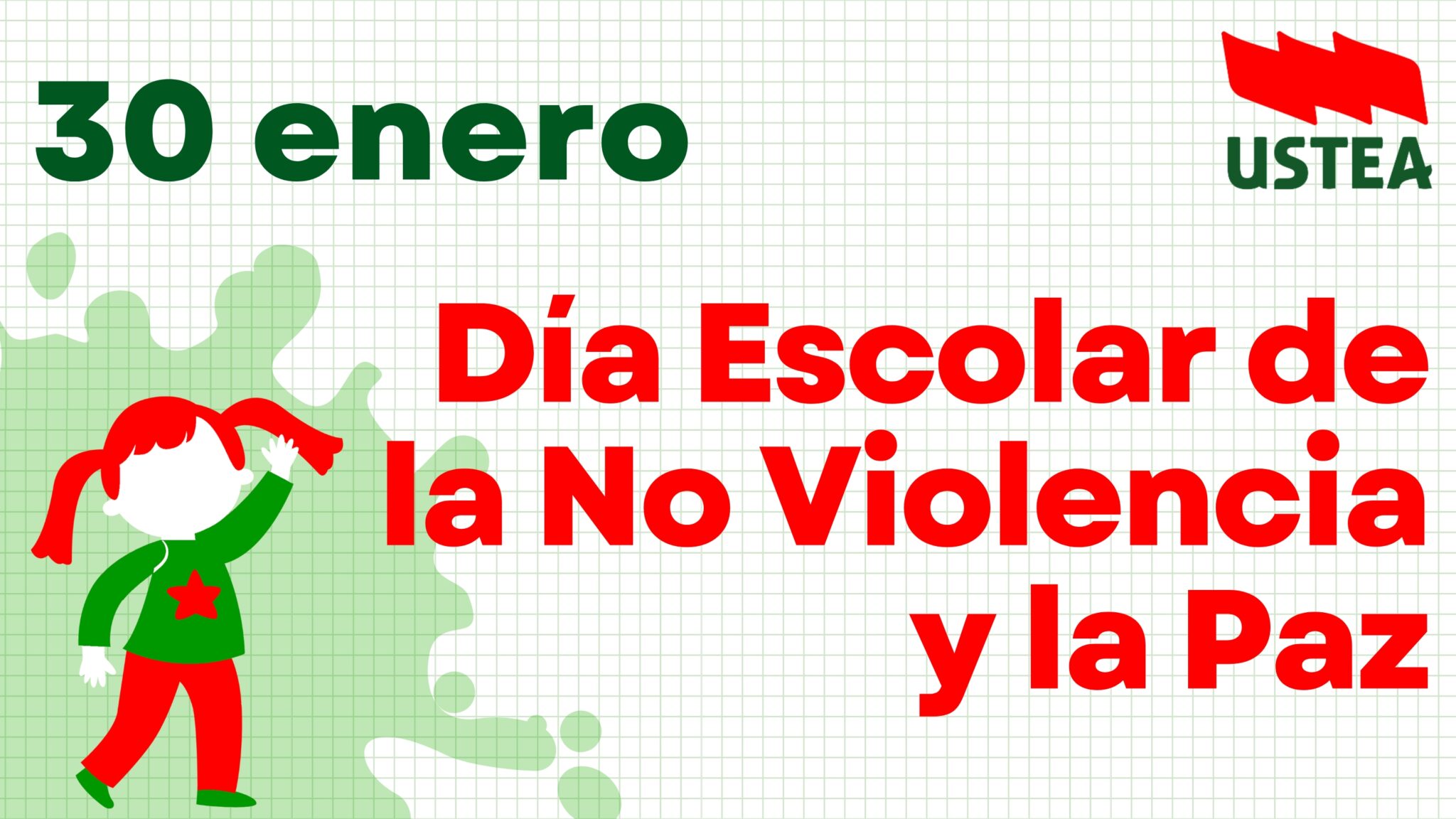 30 de enero Día Escolar de la No Violencia y la Paz Educación