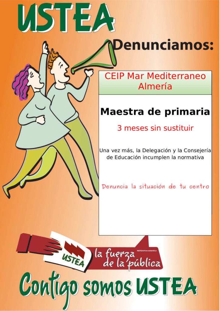 USTEA_Denuncia_CEIPMarMediterraneo_Almeria