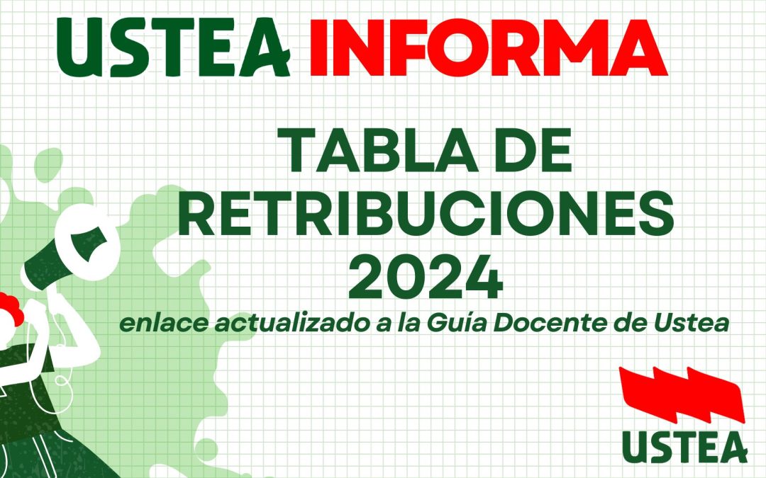 Tabla de retribuciones 2024