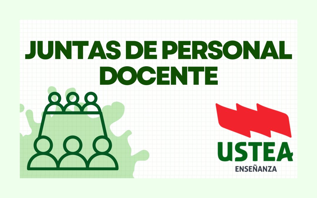 Puntos de USTEA en el pleno del 2º trimestre de la Junta de Personal