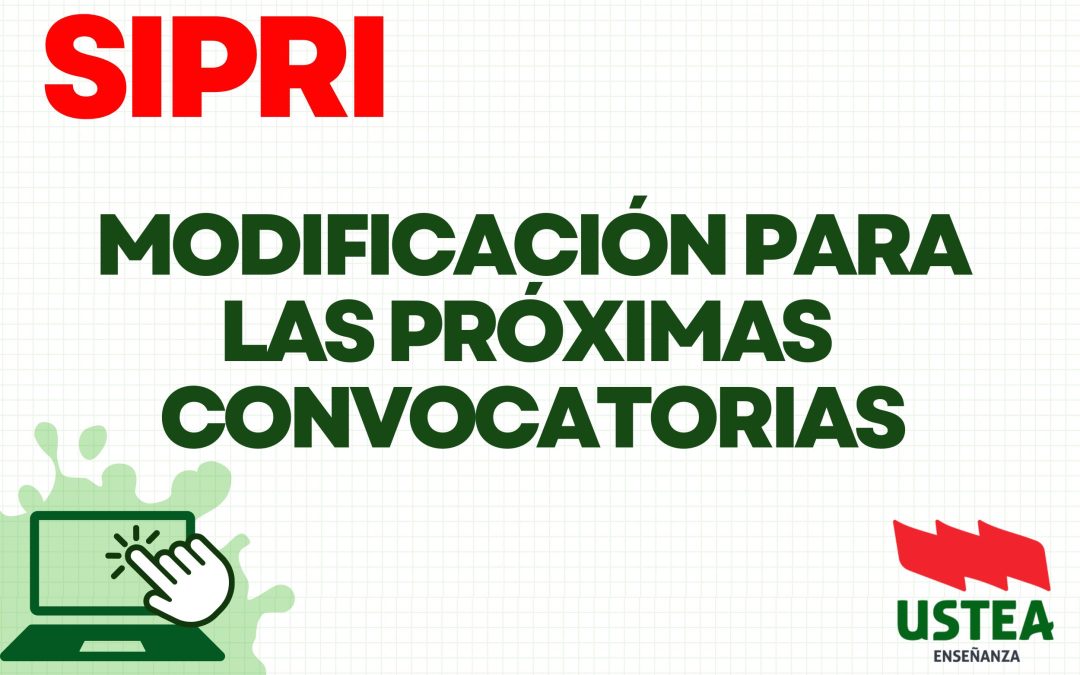SIPRI. Próximas convocatorias