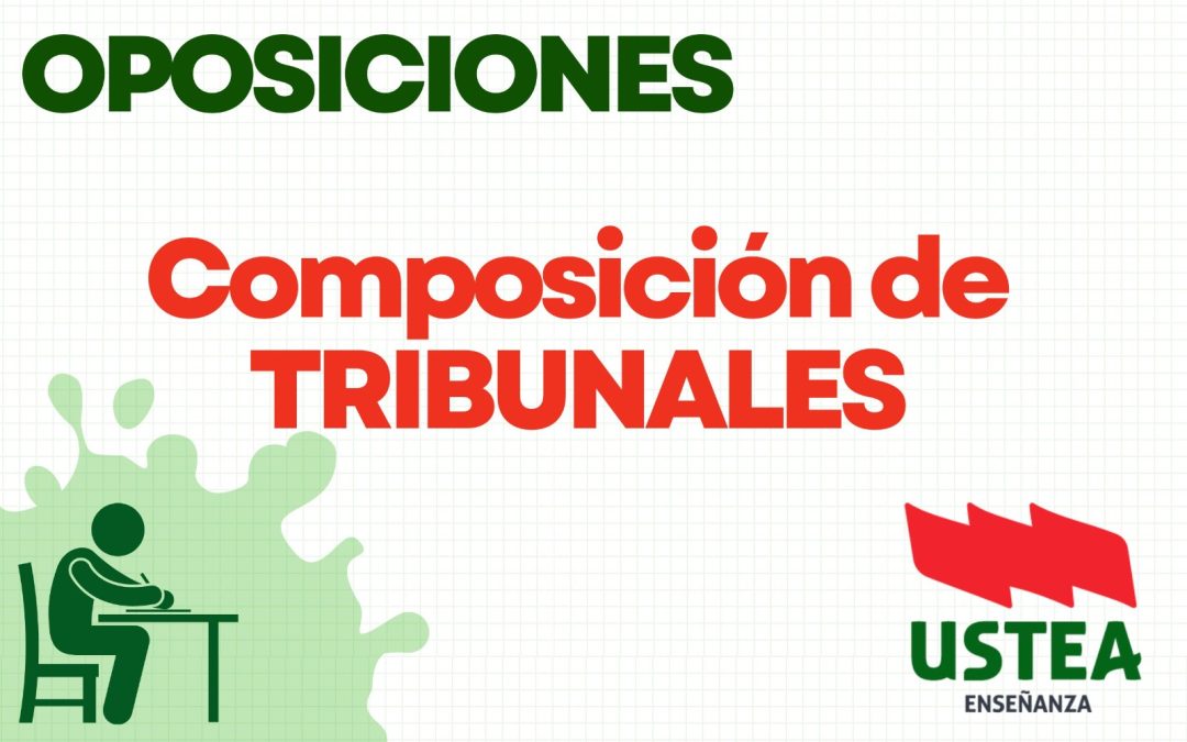 COMPOSICIÓN DE LOS TRIBUNALES