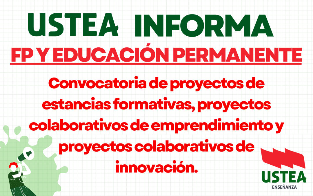 Publicada modificación de las Resoluciones de 4 de septiembre por las que se convocan distintos proyectos.