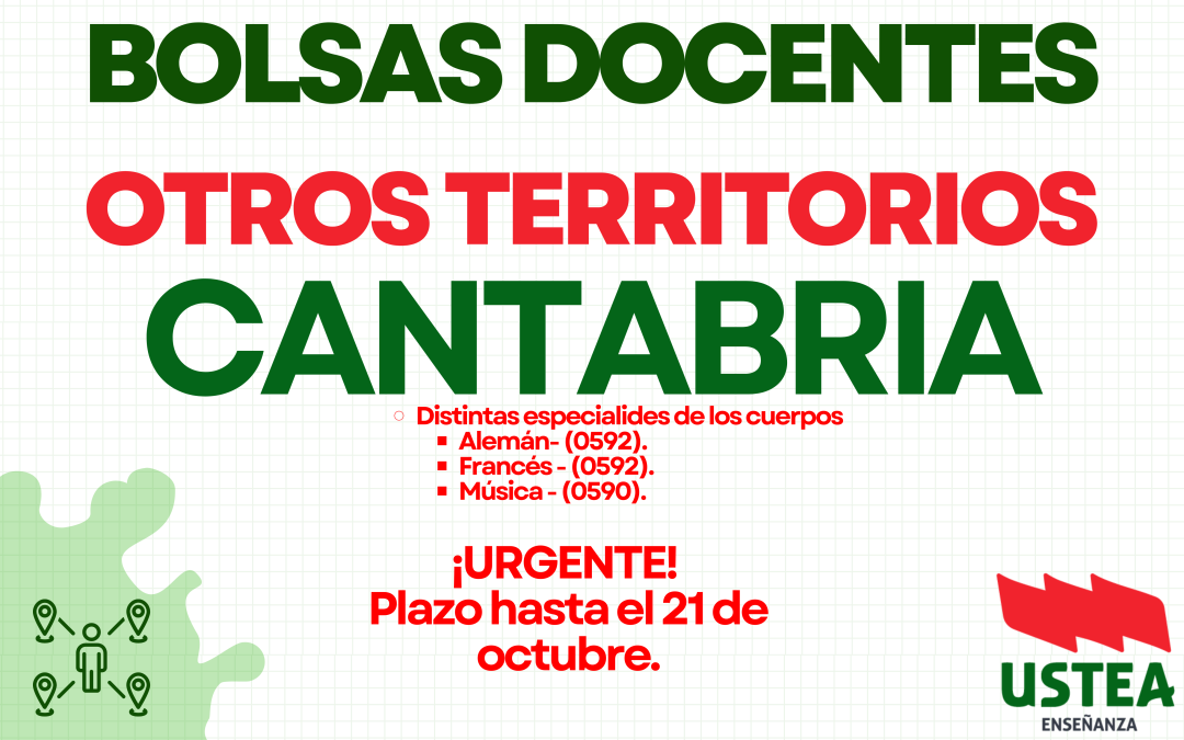 BOLSAS DE OTROS TERRITORIOS: CANTABRIA (590 Y 592)