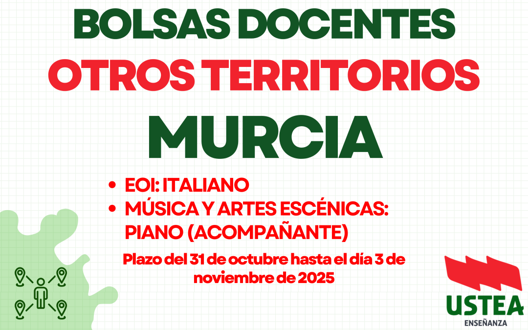 BOLSA DE OTRO TERRITORIOS: ITALIANO Y PIANO (MURCIA)