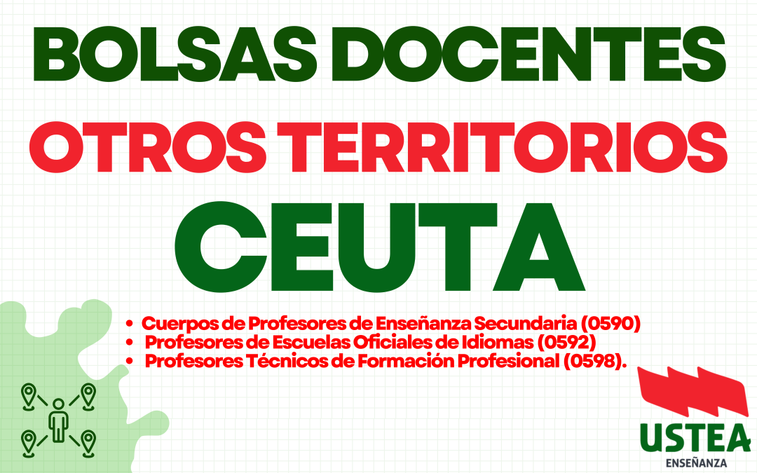 CONVOCATORIA EXTRAORDINARIA: DIRECCIÓN PROVINCIAL DE CEUTA 2025/2026