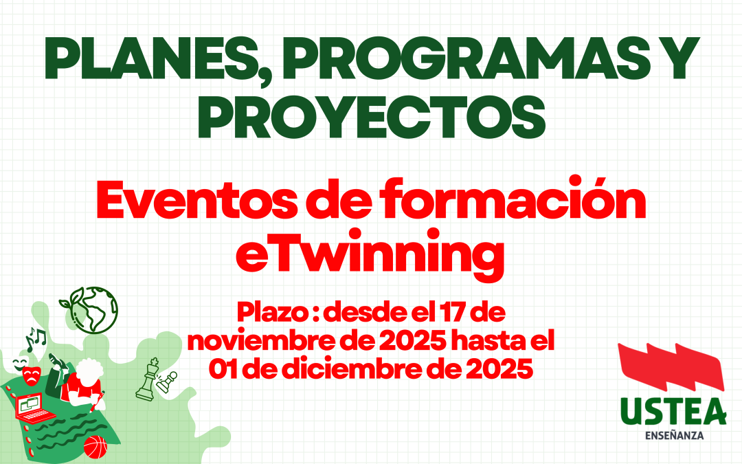 Convocatoria Eventos de formación eTwinning 2026