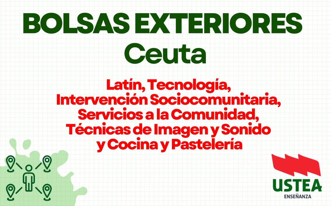 BOLSAS EXTERIORES EN CEUTA: Cuerpo de 590 y Cuerpo 598