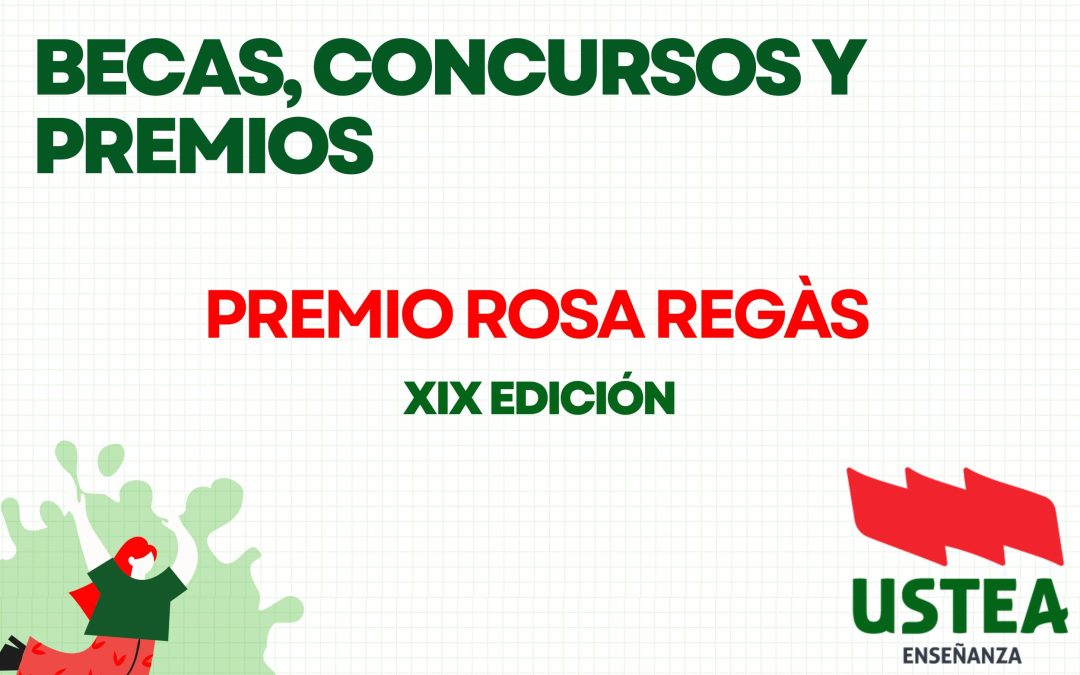 PREMIO ROSA REGÀS (XIX edición)