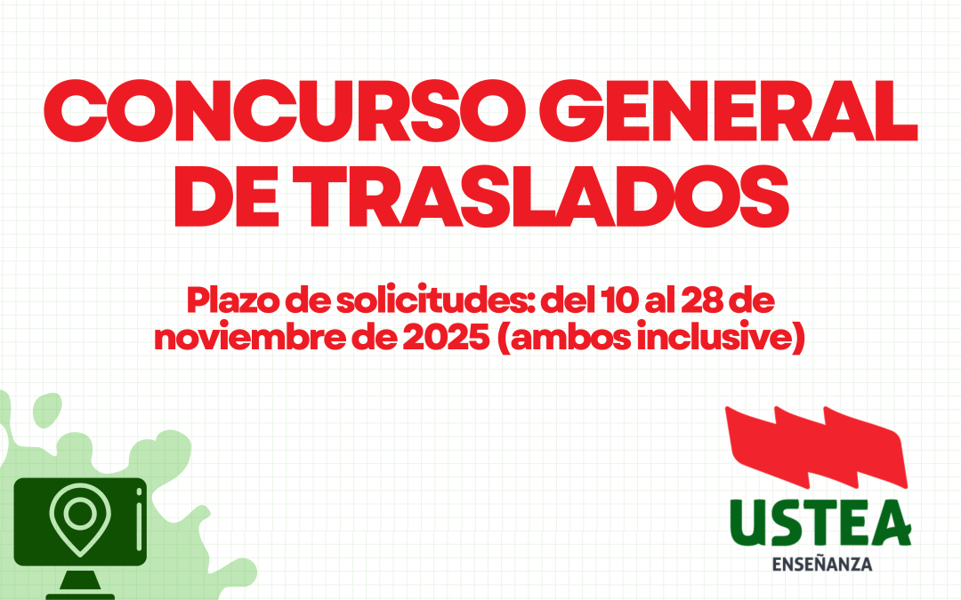 CONVOCATORIA OFICIAL: CONCURSO GENERAL DE TRASLADOS