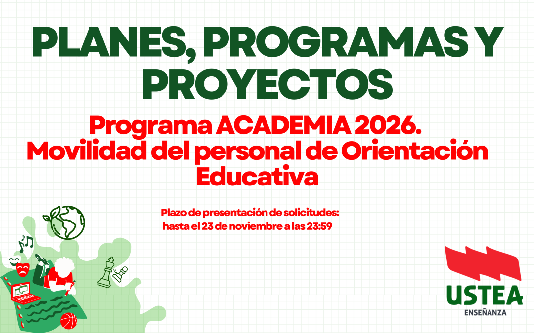 Programa ACADEMIA. Movilidad del personal de Orientación Educativa
