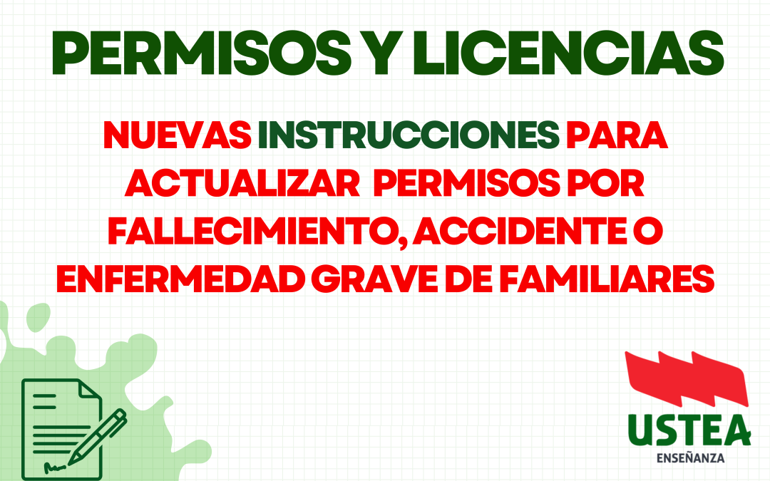 INSTRUCCIONES: AMPLIACIÓN DE LOS PERMISOS POR NACIMIENTO, POR ADOPCIÓN O ACOGIMIENTO, Y EL DEL PROGENITOR DIFERENTE DE LA MADRE BIOLÓGICA.