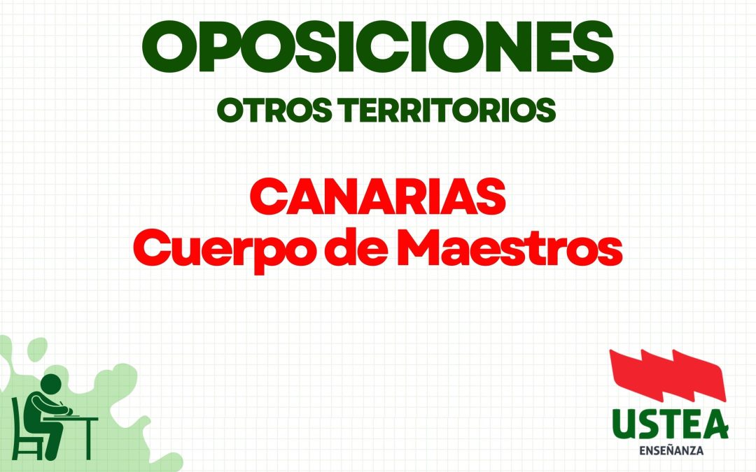 OPOSICIONES: CANARIAS 2026 (Cuerpo de Maestros)