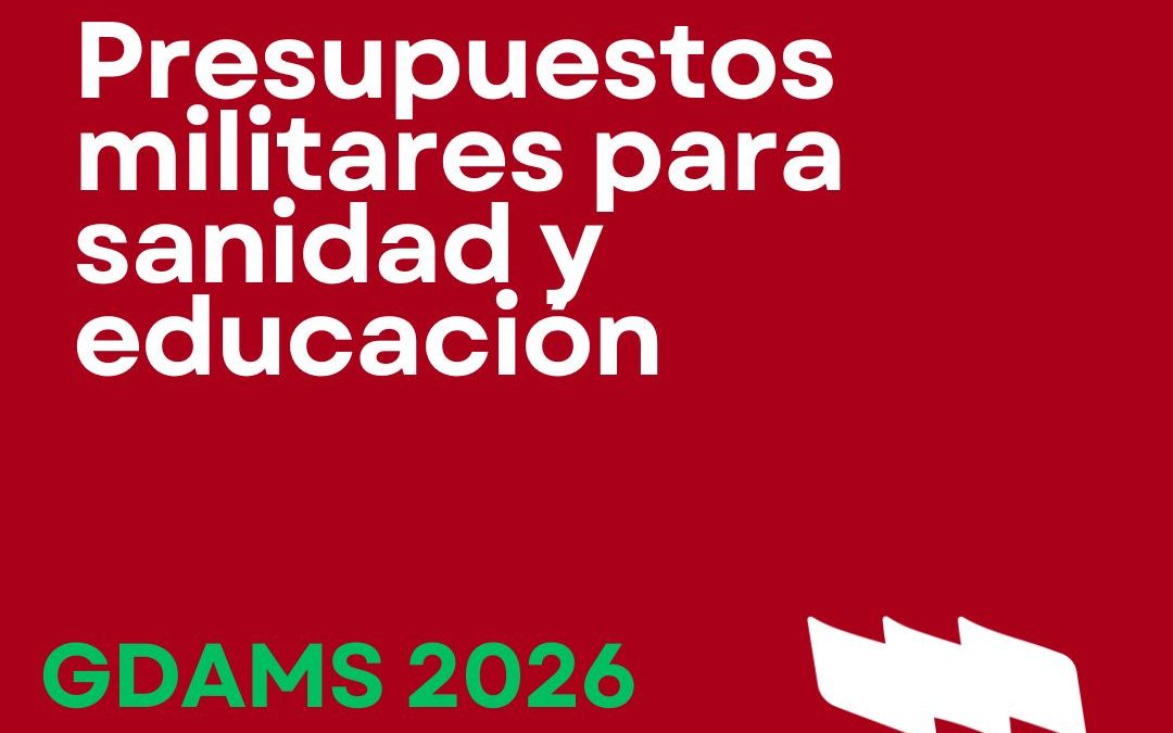 USTEA COMUNICADO: GASTOS MILITARES PARA EDUCACIÓN Y SANIDAD. GDAMS 2026