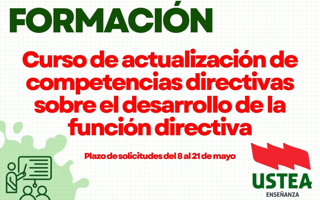 Curso de actualización de competencias directivas sobre el desarrollo de la función directiva