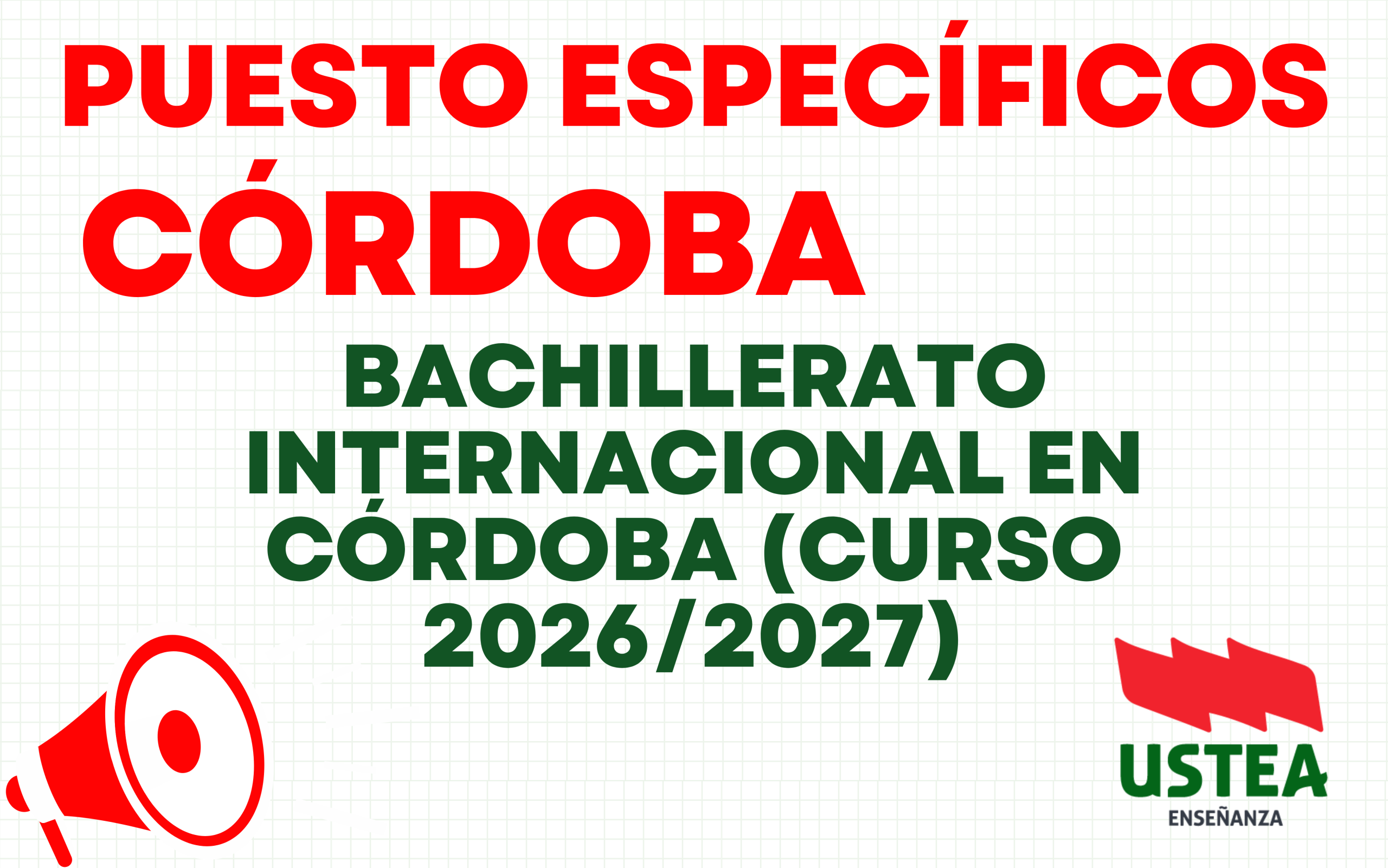 Puestos específicos Córdoba