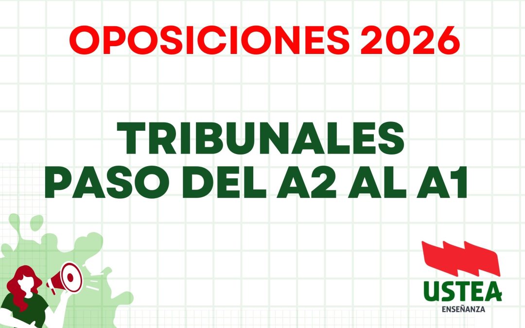 OPOSICIONES: TRIBUNALES DEL A2 AL A1