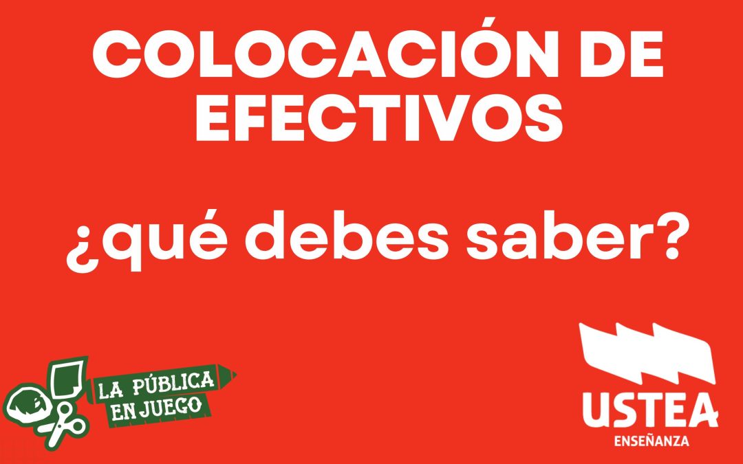 COLOCACIÓN DE EFECTIVOS: ¿QUÉ DEBES SABER?