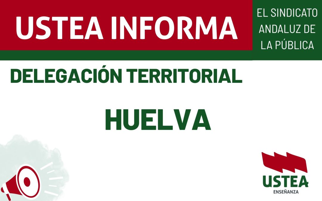 HUELVA: Convocatoria puesto de coordinadora/ coordinador del área de compensación educativa