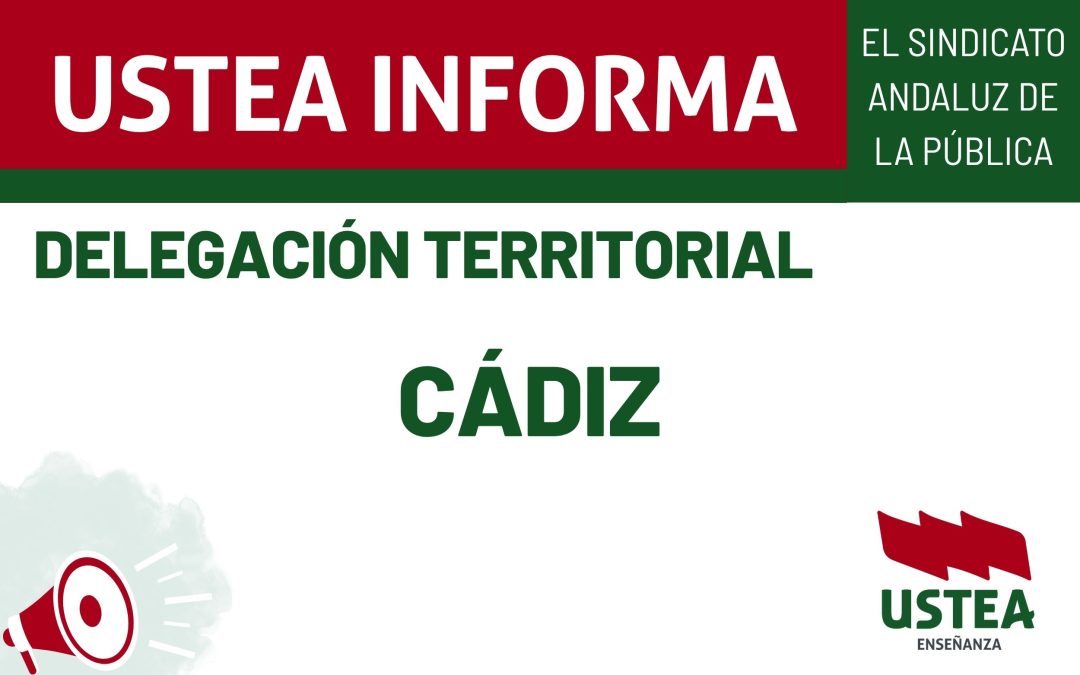 CÁDIZ: Puesto de Coordinador/o Provincial asesoramiento y seguimiento del Plan del Fomento del Bilingüismo