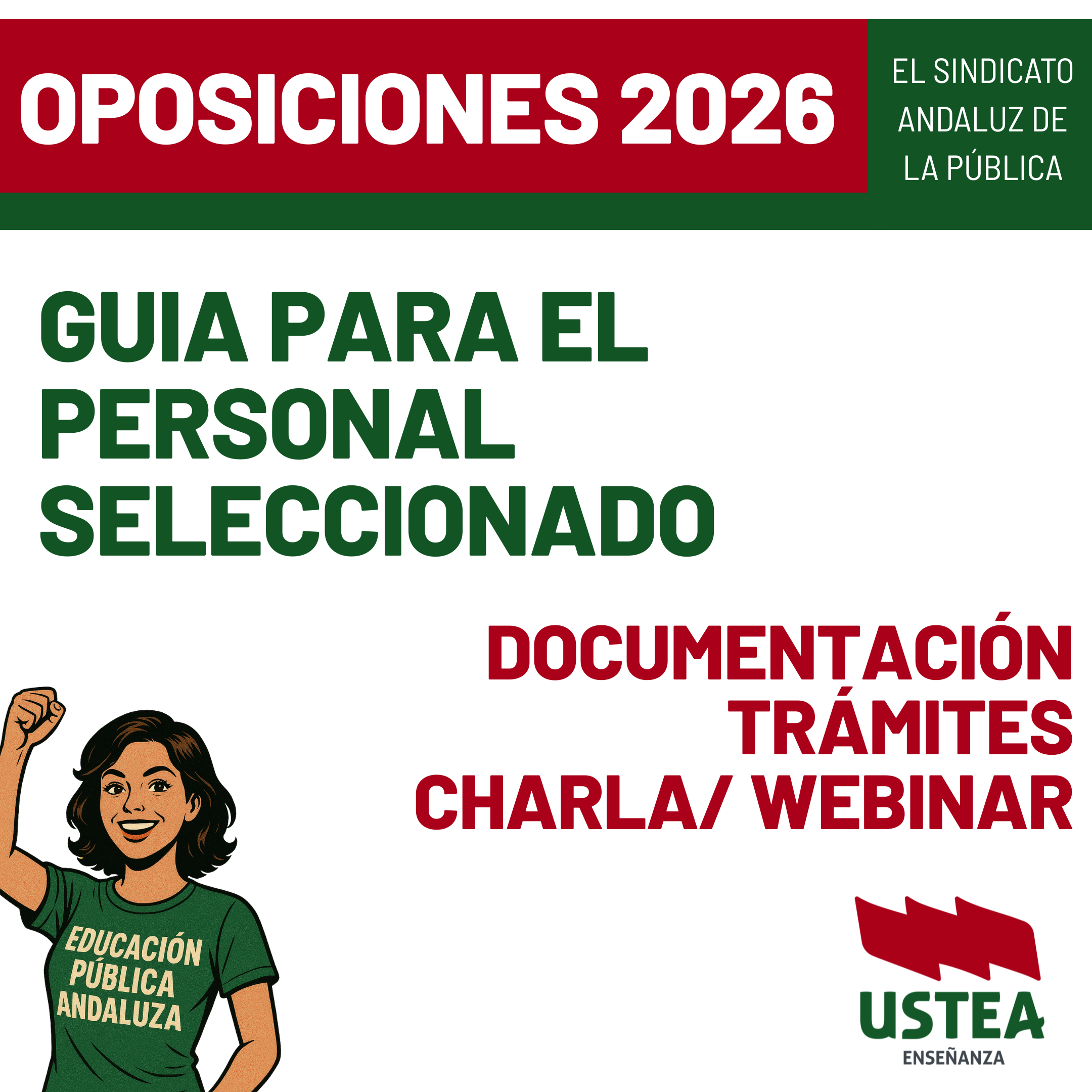 Guía para el personal seleccionado