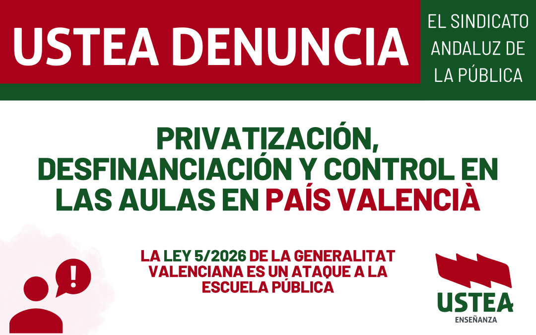 USTEA TRASLADA SU APOYO A STEPV Y A LAS TRABAJADORAS Y TRABAJADORES DEL PAÍS VALENCIÀ FRENTE A LA LEY 5/2026.