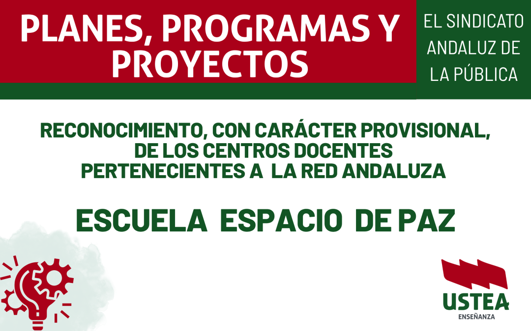 PROGRAMA ESCUELA: ESPACIO DE PAZ
