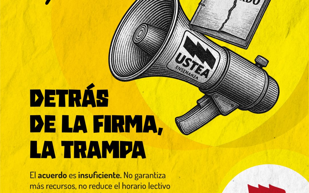 ACUERDO PANTOMIMA Y ESCAPARATE: la realidad del inicio de curso desmonta la propaganda de la Consejería