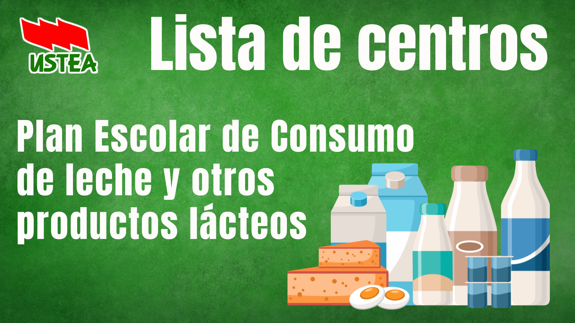 lista de productos lácteos